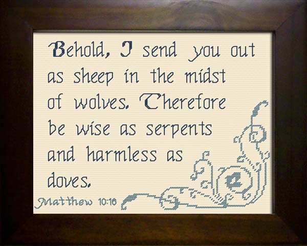 As Sheep - Matthew 10:16